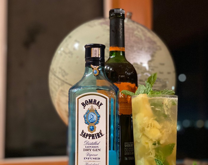 Pineapple Sherry Southside  Recipe | MixLab