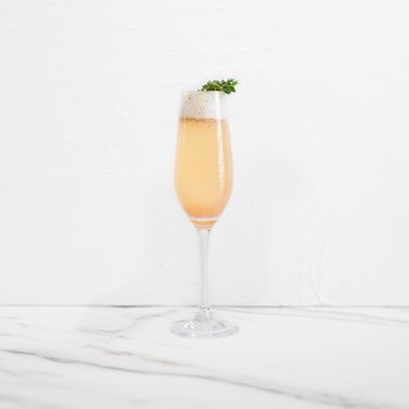 Thyme Bellini Recipe | MixLab